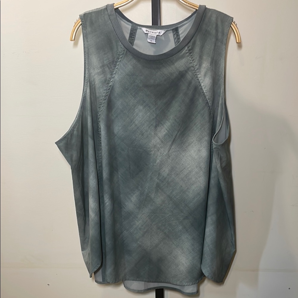 Athleta Gray and Blue/Green Tank